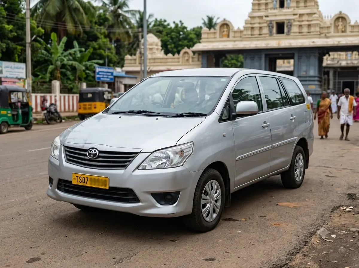 Innova taxi (Toyota Innova) for outstation trips from Hyderabad