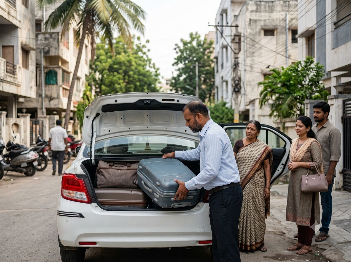 Careful luggage loading, every trip