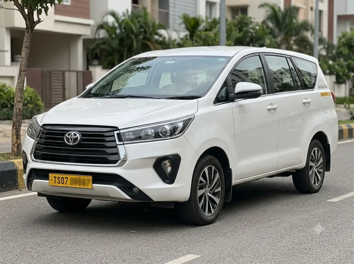 Innova Crysta taxi (Toyota Innova Crysta) for outstation trips from Hyderabad
