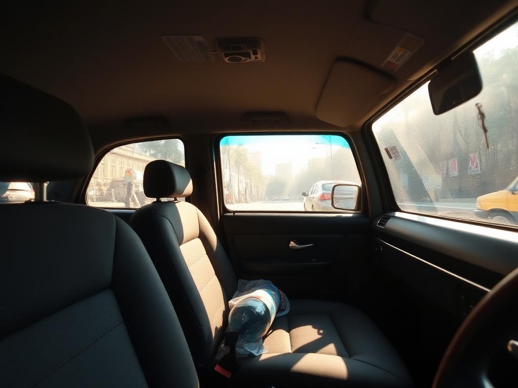 Clean interiors, water bottles included
